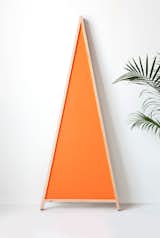 #movingmountains #aframe #mirror #furniture #interior #modern #design #triangle #douglasfir #color #orange #graphic #vibrant