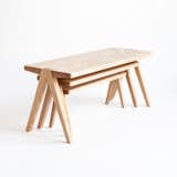 #movingmountains #stackable #storage #tables #benches #tabletop #furniture #wood #ash #interior #exterior   Moving Mountains’s Saves from Summit Nesting Tables