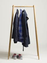 #designer #ollimustikainen #coatrack #wood #coats #clothing #clothingrack 