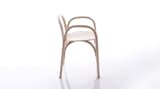 Brace is a minimal chair created by London-based designer Samuel Wilkinson. Brace is a contemporary chair that embraces and promotes British quality manufacturing. The chair is fully produced in a factory within 100miles of the studio and all the materials have been locally sourced. Steam-bending wood is a traditional process steeped in history. It is low energy, ecological and a truly economical method for manipulating wood. It has a reduced scrap rate since smaller pieces can be bent into shape rather than machined from larger blocks. There are only a small number of skilled manufacturers who can produce steam bent products on any scale and these are expensive due to rising labour costs and the handmade discipline required.