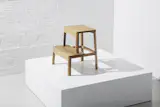 Arise Stool is a minimal stool created by Copenhagen-based designers Million. As an inviting seat for both children and adults, Arise Stool is the flexible seating furniture in your home and a stool with chair qualities: Arise Stool is the extra seat you can pull out when people drop in. The stool you step on to reach the top shelf. The side table you use when you need to drop stuff off. The chair the children climb on, play at or sit on. Arise Stool is so obviously functional with its playful two-step construction, one on top of the other, that one cannot help but smile and wonder how it was ever possible to live without it. Made in solid oak, Arise Stool is not only robust, it also has rounded edges, which lend it a soft feel in its solid but light graphic expression. Moreover, it makes a comfortable seat because you can rest one foot on the step.