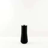 Salt and Pepper Grinders are a minimal set of grinders created by England-based designer George Riding. These Salt and Pepper Grinders by George Riding have been able to implement contemporary clean aesthetics to one of the most staple accessories of the 21st Century kitchen. The grinders feature a tapered base providing an area that is easy to grasp, while the ribs bring a sense of intuitiveness and honesty to the object by subtly hinting function. Complementary to pleats on a elegant skirt,  the ribs mean these grinders will gracefully take to any worktop, dining table or shelf. The turned anodized aluminum top provides a sophisticated solution to hiding the grinding mechanism below, whilst the polished finish brings a sense of value to the design. Twisting the top allows the user to change the coarseness of their grind.