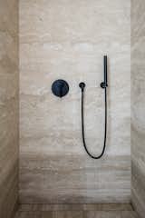Bath Room, Open Shower, and Stone Tile Wall  Photo 1 of 21 in BC House by Dieter Vander Velpen