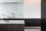 Kitchen, Marble Counter, Marble Backsplashe, Ceiling Lighting, and Undermount Sink  Photo 6 of 6 in Circu House by Leibal