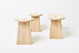 Stool Series is a minimalist collection created in collaboration by Jasper Morrison and Wataru Kumano for More Trees. The stool celebrates the 10th anniversary of the Japanese forest conservation organization More Trees. The company seeks to promote products that utilize local Japanese wood, using material that would otherwise go to waste. The stools are constructed of Japanese Hinoki and come in three variations: single, double, and long. The wood is sourced directly from Higashi-Shirakawa in Gifu, Japan.