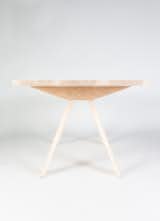 HOCKN Table is a minimal table created by Austria-based designers March Gut. The table complements the furniture series of the same name, which combines traditional craftsmanship with creative zeitgeist. Puristically designed and with a high standard of comfort, the table impresses with its slanted table legs and very good accessibility. Made of solid wood can be dispensed with the special substructure on a metallic bar. In combination with the HOCKN armchairs results in a harmonious unit, ideal as a dining table or workplace.  Photo 1 of 292 in Furniture by Leibal
