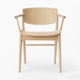 N01 is a minimalist chair created by Tokyo-based designer nendo for Fritz Hansen. Launching for Milan Design Week, the chair will be the first since Arne Jacobsen’s Grand Prix model to be constructed entirely of wood for Danish brand. The structure of the chair will be constructed entirely of wood while the seat and seat back produced in a layered veneer, utilizing Fritz Hansen’s plywood forming technique. The joints are combined in a way to appear as though they are not touching, producing a refreshing contemporary aesthetic while maintaining the traditions of the brand.