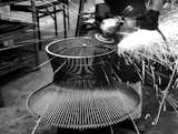 Production process behind the Platner Coffee Table. Photograph from the Knoll Archives.  Photo 3 of 7 in Knoll Inspiration: Introducing Platner Gold
