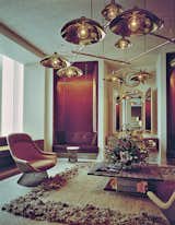 The Windows on the World reception room, designed by Warren Platner in 1976, included a Platner Easy Chair and Platner Side Table. Photograph courtesy of the Nestlé Library.  Photo 4 of 7 in Knoll Inspiration: Introducing Platner Gold
