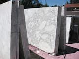 Marble slabs being acclimatized, prior to production, 2013. Photography by Knoll.