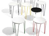 The steel legs of the Hairpin™ Stacking Table will be available in a range of powder coat paint finishes.