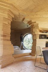Dining Room, Chair, Table, and Medium Hardwood Floor  Photo 2 of 38 in This Beguiling Guesthouse in Belgium Has an Underground Cinema and a Watchtower from Alex' Guesthouse by Atelier Vens Vanbelle