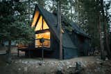 Stuck in the 1970s, this Big Bear A-frame was given a new look for $40,000. The owner embraced the cabin’s midcentury vibe while updating all of the tired decorative elements, like wall-to-wall carpeting and a drab color scheme.