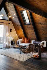 A dated property in the mountains of Big Bear, California, is upgraded to highlight its stunning A-frame design.