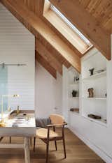 Office, Chair, Desk, Shelves, Study Room Type, and Light Hardwood Floor A 106 Harold Desk by Luca Nichetto sits in the study.  Photo 6 of 12 in This Modern Farmhouse Outside Toronto Makes Its Own Rules