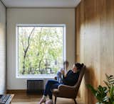 Windows and Double Hung Window Type Large double-hung windows, like this one from Loewen, help illuminate the home's three stories. 

  Search “double-the-pleasure.html” from Before & After: An Architect Takes Steps to Create His Dream Home in Brooklyn