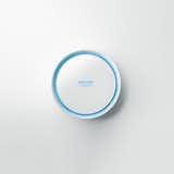 The GROHESense sends notifications to a user about a home's water humidity and frost levels, as well as individual consumption. When there is a leak or pipe burst detected, the displayed color will flash a red light and beep.