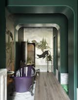 Let This Jewel-Toned Bathroom Complete With Jungle Animals Be the Design Inspiration You Need