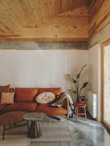 Living roomm of Passive House in Cerros de Madrid by Slow Studio 