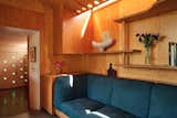 Colter says that the banquette off the entryway is "Airstream-esque.