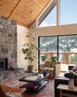 Living Area of Donner Lake Cabin by Form & Field