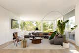 Living Room of Tranquil Terraced Piedmont Home by Regan Baker Design