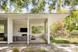 Living Room of Tranquil Terraced Piedmont Home by Regan Baker Design