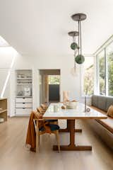 Dining Area of Tranquil Terraced Piedmont Home by Regan Baker Design