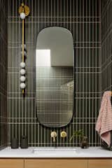 Bathroom in Tranquil Terraced Piedmont Home by Regan Baker Design