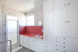 Before: Bathroom in Tranquil Terraced Piedmont Home by Regan Baker Design