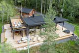 Nauvo, one of the company's newest models, comes with a roof deck.  Photo 1 of 8 in Prefab Builder Pluspuu Makes New and Improved Log Cabins Starting at $175K