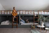 Bunk room in Truckee Cabin by Innen Studio