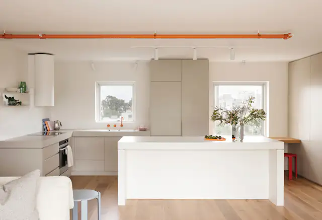 Image showcasing Photo 7 of 14 in This Melbourne Apartment Has the Coolest Solution for ...