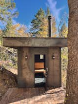 A sauna called The Stag sits near the cabin.