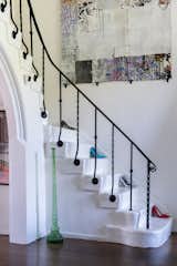 "My friend Lysa Cooper came over and said 'put shoes on the stairs,' and I thought that was a cute idea,