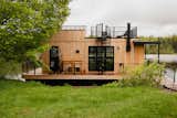 This is one of two Minibora cabins, which sleeps four. It opened right when the pandemic hit, and was allowed to stay open because of its off-grid features.