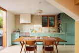 "We like quartzite because it has the movement of marble but is more resilient,