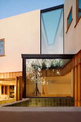 To connect the two boxes that comprise the ADU, the owners and Bunch Design settled on a series of glass panes.