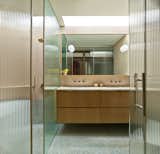 "When we're getting ready for bed and I'm brushing my teeth, I can look up at the skylight and see the moon peeking out above the trees,