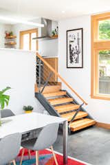 Stairs from kitchen