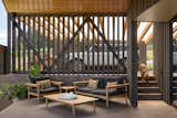 Translucent panels allow light to pass through, while reducing extreme summer heat.
