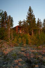 The house is surrounded by the natural beauty of the Upper Peninsula and Lake Superior.