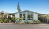 Dating from the early 1970s, the existing mobile home was a double-wide that hadn't been modernized when Jeff and Cándida bought it.  Photo 2 of 15 in $2.1M for a House With Ocean Views. In Malibu? In a Trailer Park?