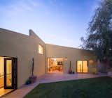 “The living room ceiling brought the whole project together,” designer Ben Warwas explains. “It was a win-win because we also got a whole new facade in the back.”