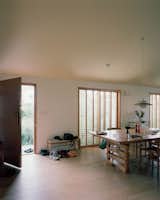 Three shades of yellow bring warmth to the interior. Before moving to Southern California, Richard read director David Lynch's memoir about it "inspiring and energetic" the light of the first morning in Los Angeles. "I wanted to capture that experience," he says.