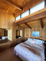 The second bedroom originally doubled as Kruger's parttime office.