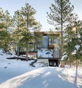 Exterior, Flat RoofLine, Metal Siding Material, Glass Siding Material, and House Building Type  Photo 2 of 12 in Goatbarn Lane by Renée del Gaudio Architecture