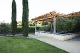 The larger pergola is outside of the winery’s main tasting room, and provides a cool outdoor space for patrons.