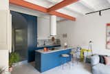 A Compact, Choppy Apartment in Barcelona Gets a Colorful, Quirky Remodel