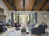 Shady Pines Cabin by McElroy Architecture living room